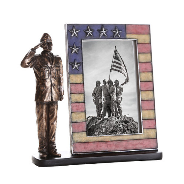 Picture Frame Air Force Soldier Sculpture Veterans Tribute